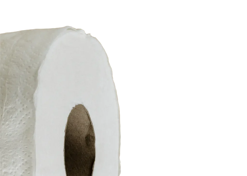 Unbleached bamboo roll – gentle on skin, tough on waste